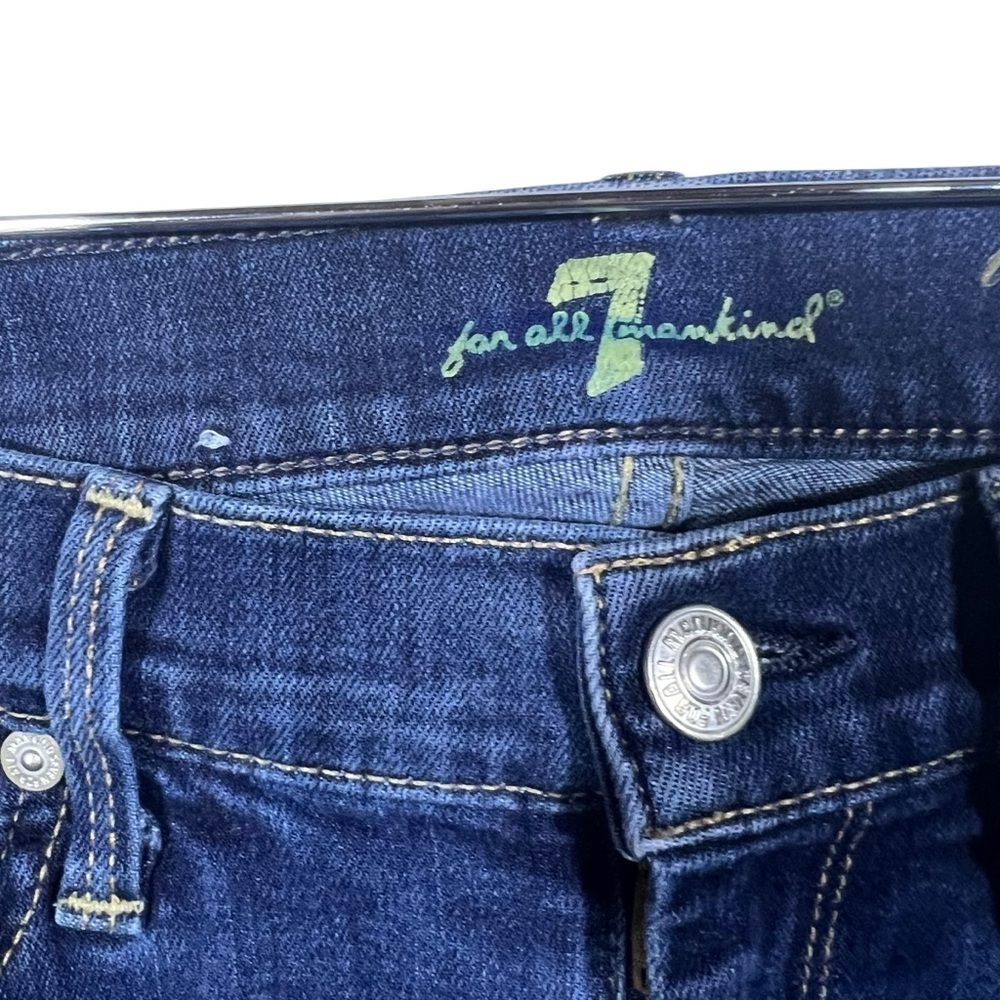 7 For All Mankind The Modern Straight Leg Jeans Size 28 - Picture 3 of 6